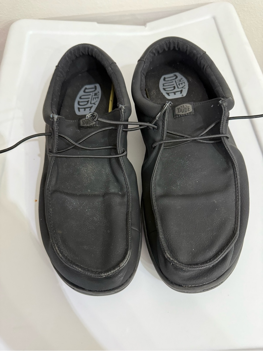 Hey Dude Black Casual Slip-On Loafers